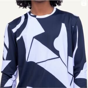 Swiminista x James Peter Henry Good Vibes Rashguard La Peer Black & White L NWT
